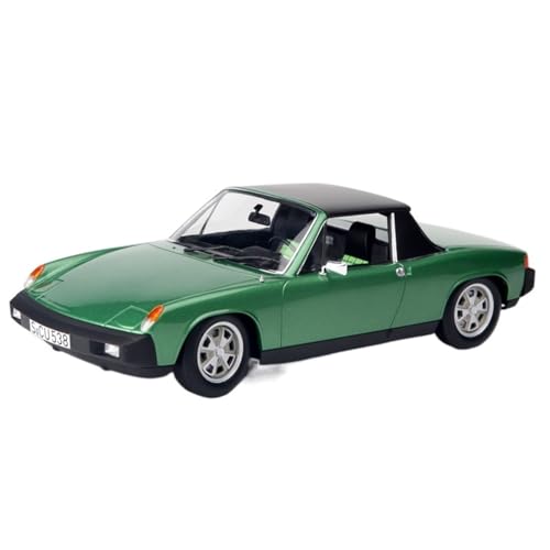 CHENXIAOLAN Miniaturmodelle 1 18 Scale F Casual Porsche 914 2.0 Retro Supercar Vintage Car Diecast Alloy Car Model Adult Model Fertigmodell von CHENXIAOLAN