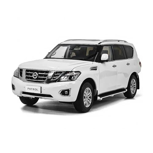 CHENXIAOLAN Miniaturmodelle 1 18 Skala Modell Für Nissan Patrol Y62 V 5,6 2018 Diecast Miniatur Statische Fahrzeug Modell Ornamente Fertigmodell von CHENXIAOLAN