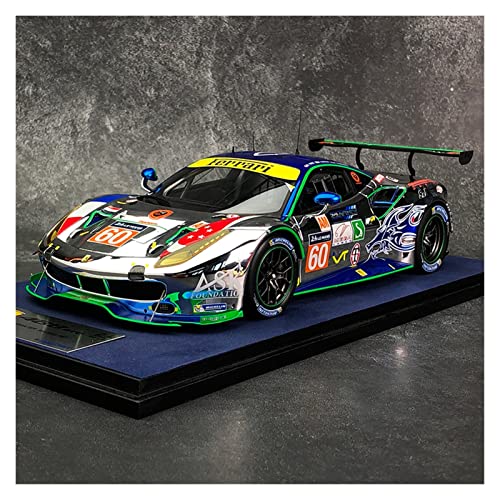 CHENXIAOLAN Miniaturmodelle 1 18 for Ferrari 488 GTE 2017 Le Mans Shimizu Team Harz Automodell Erwachsene Sammlung Geschenk Spielzeugauto Fertigmodell von CHENXIAOLAN