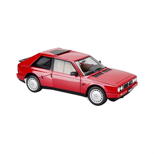 CHENXIAOLAN Miniaturmodelle 1 18 for Lancia Delta S4 Rote Simulationslegierung Automodell Erwachsene Sammlung Ornamente Und Kunsthandwerk Fertigmodell von CHENXIAOLAN