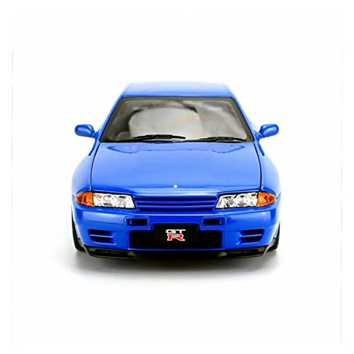 CHENXIAOLAN Miniaturmodelle 1 18 for Nissan R32 GTR Simulation Legierung Sammlung Auto Modell Dekoration Erwachsene Geschenk Spielzeug Handwerk Fertigmodell(Taglia unica) von CHENXIAOLAN