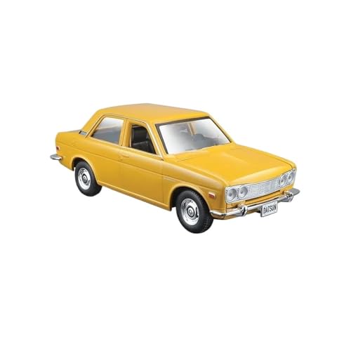 CHENXIAOLAN Miniaturmodelle 1 24 Für 1973 Nissan Skyline 2000gt-r GTR 1971 Datsun 510 Legierung Modell Metall Modell Auto Fertigmodell(Yellow) von CHENXIAOLAN