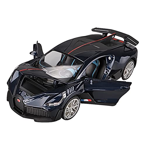 CHENXIAOLAN Miniaturmodelle 1 24 Für Bugatti DIVO Simulation Legierung Sportwagen Modell Diecast Fahrzeug Zurückziehen Spielzeug Sammlung Geschenk Fertigmodell(Blau) von CHENXIAOLAN