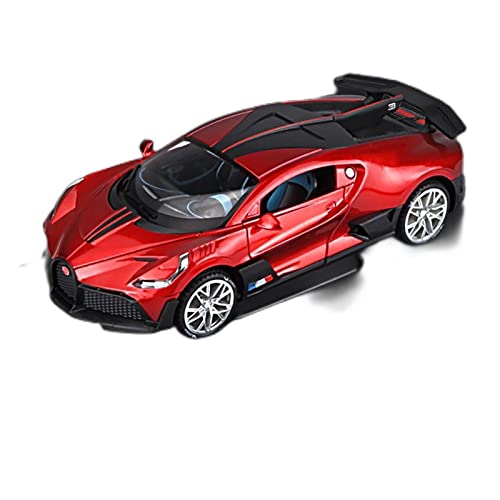 CHENXIAOLAN Miniaturmodelle 1 24 Für Bugatti DIVO Simulation Legierung Sportwagen Modell Diecast Fahrzeug Zurückziehen Spielzeug Sammlung Geschenk Fertigmodell(Rot) von CHENXIAOLAN