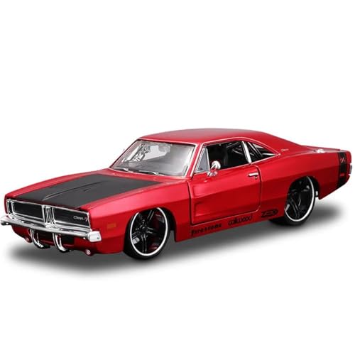 CHENXIAOLAN Miniaturmodelle 1 24 Für Dodge Charger R/T 1969 Simulation Auto Modell Diecast Skala Modell Spielzeug Fertigmodell von CHENXIAOLAN