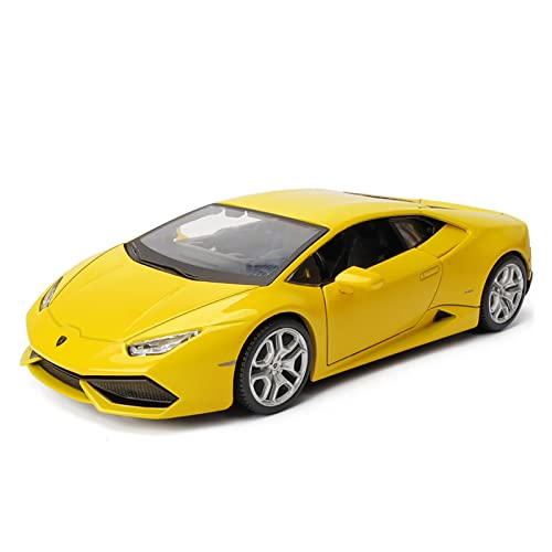 CHENXIAOLAN Miniaturmodelle 1 24 Für Lamborghini Huracan LP610-4 Simulation Diecast Gelb Sportwagen Modell Metall Fahrzeug Ornamente Geschenk Fertigmodell von CHENXIAOLAN