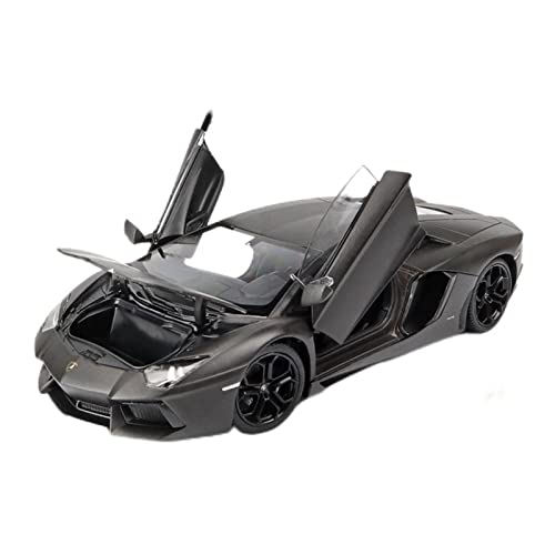 CHENXIAOLAN Miniaturmodelle 1 24 Für Lamborghini LP700 Legierung Sportwagen Modell Diecast Spielzeug Fahrzeugsammlung Kinder Geschenk Display Fertigmodell(Schwarz) von CHENXIAOLAN