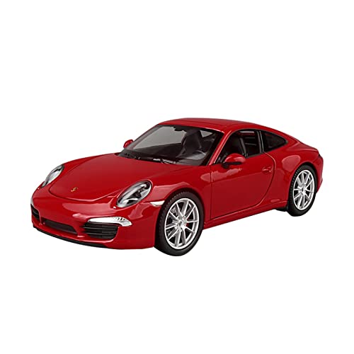 CHENXIAOLAN Miniaturmodelle 1 24 Für Porsche 911Carrera S Simulation Legierung Sportwagen Modell Diecast Fahrzeug Spielzeug Sammlung Kinder Geschenk Fertigmodell(Rot) von CHENXIAOLAN