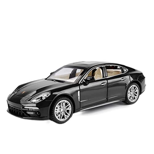 CHENXIAOLAN Miniaturmodelle 1 24 Für Porsche Palamela Alloy Sportwagenmodell Diecast Pull Back Toys Fahrzeugsammlung Geschenkdisplay Fertigmodell(Schwarz) von CHENXIAOLAN