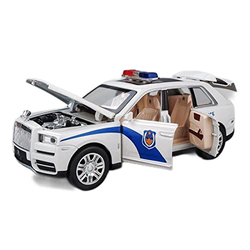 CHENXIAOLAN Miniaturmodelle 1 24 Für Rolls Royce Phantom Cullinan Alloy Polizeiauto Modell Diecast Vehicle Toys Collection Kids Gift Fertigmodell(Cullinan) von CHENXIAOLAN