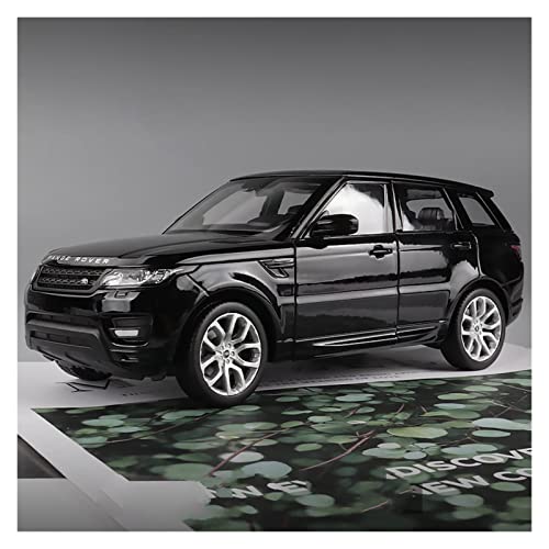 CHENXIAOLAN Miniaturmodelle 1 24 Static Diecast Für Land Rover Range Rover SUV Simulation Automodell Metall Fahrzeug Ornamente Display Geschenk Fertigmodell(Schwarz) von CHENXIAOLAN