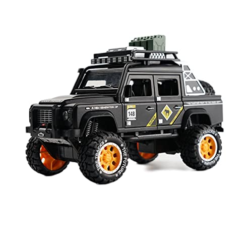 CHENXIAOLAN Miniaturmodelle 1 28 Für Land Rover Defender Alloy Diecast Rennwagen Modell Geländewagen Spielzeug Fertigmodell(A) von CHENXIAOLAN