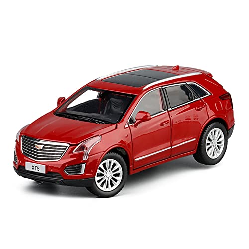 Miniaturmodelle 1 32 Für Cadillac XT5 Metalllegierung Diecast Automodell Mit Sound Light Model Fertigmodell(C) von CHENXIAOLAN