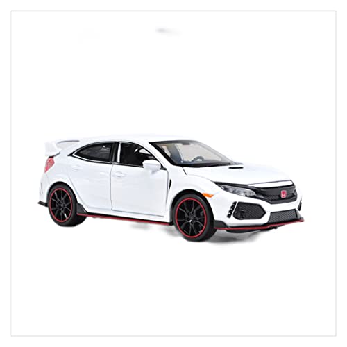 CHENXIAOLAN Miniaturmodelle 1 32 Für Honda Civic Type-R Metalldruckguss Automodell Sound Light Collection Autospielzeug Fertigmodell(A) von CHENXIAOLAN