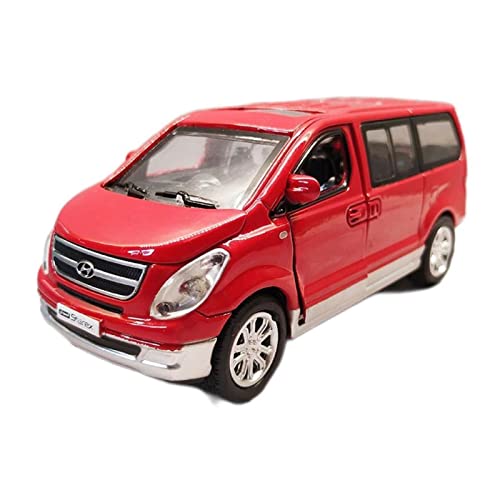 CHENXIAOLAN Miniaturmodelle 1 32 Für Hyundai STAREX Alloy Die Cast Van Bread Business Car MPV Sound Light Pull Back Fertigmodell(C) von CHENXIAOLAN