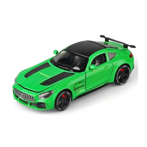 CHENXIAOLAN Miniaturmodelle 1 32 Für Mercedes Benz AMG GTR Legierung Sport Auto Metall Modell Sound Und Licht Desktop Geschenk Fertigmodell von CHENXIAOLAN