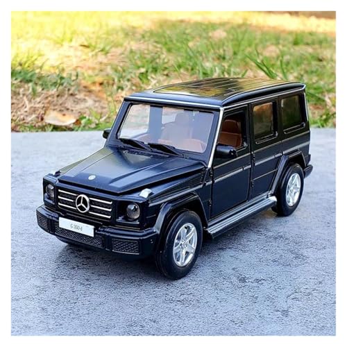 CHENXIAOLAN Miniaturmodelle 1 32 Für Mercedes-Benz G350 G350D Legierung Automodell Mit Pull Back Sound Und Licht Druckguss Spielzeug Fertigmodell(Schwarz) von CHENXIAOLAN