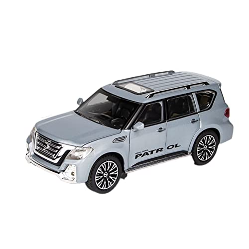 CHENXIAOLAN Miniaturmodelle 1 32 Für Nissan Patrol Y62 Legierung Diecast Automodell Travel Rack Sound Light Zurückziehen Fertigmodell(C) von CHENXIAOLAN