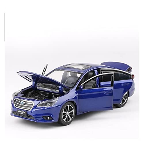 CHENXIAOLAN Miniaturmodelle 1 32 Für Subaru Legacy Diecast Alloy Automodelle Mit Sound Light Pull Back Fertigmodell(Blau) von CHENXIAOLAN