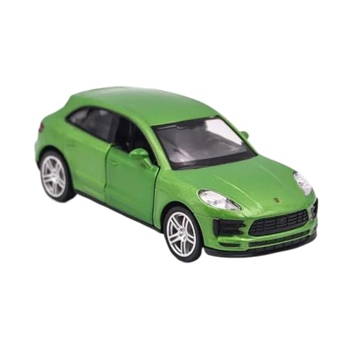 CHENXIAOLAN Miniaturmodelle 1 36 Für Porsche SUV Legierung Druckguss Auto Modell Spielzeug Mit Pull Back Geschenk-Kollektion Fertigmodell(Grün) von CHENXIAOLAN