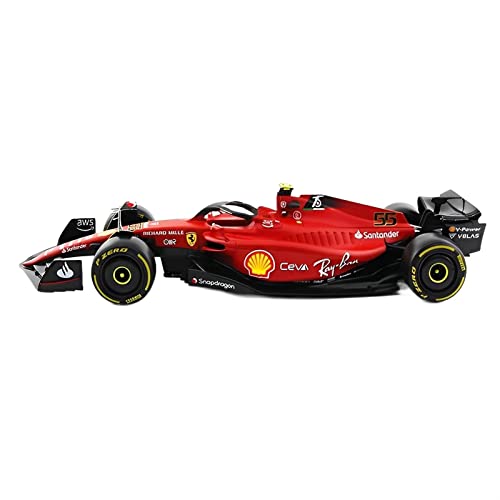 CHENXIAOLAN Miniaturmodelle 1 43 Für Ferrari F1-75 2022 Legierung Modell Simulation Auto Mode Erwachsene Geschenk Sammlerstücke Display Fertigmodell(2022 F1-75 NO.55) von CHENXIAOLAN