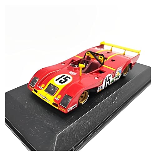 CHENXIAOLAN Miniaturmodelle 1 43 Für Ferrari Nr. 15 Rote Autolegierung Statische Modellsimulationsfahrzeuge Erwachsene Sammlungsanzeige Fertigmodell von CHENXIAOLAN