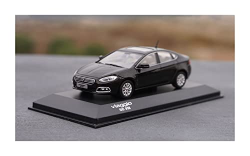 CHENXIAOLAN Miniaturmodelle 1 43 Für Fia ViaggioAlloy Auto Statische Hohe Simulation Metalldruckguss Modellfahrzeuge Geschenk Fertigmodell(Schwarz) von CHENXIAOLAN