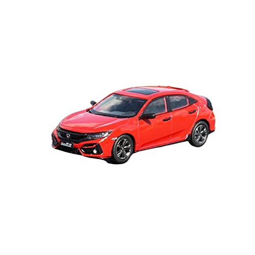 CHENXIAOLAN Miniaturmodelle 1 43 Für Honda Civic 2020 Rot Legierung Modell Simulation Auto Mode Erwachsene Geschenk Sammlerstücke Display Fertigmodell von CHENXIAOLAN