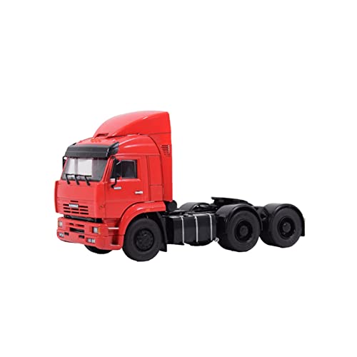 CHENXIAOLAN Miniaturmodelle 1 43 Für KAMAZ-6460 Russische Traktor-LKW-Engineering-Transporter-Modellsammlung Fertigmodell von CHENXIAOLAN