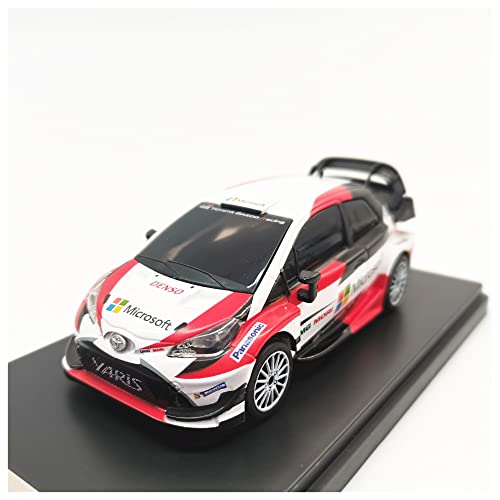 CHENXIAOLAN Miniaturmodelle 1 43 Für Toyota Yaris WRC 2017 GR Gazoo Racing Legierung Statisches Modell Für Erwachsene Sammlung Display Fertigmodell von CHENXIAOLAN