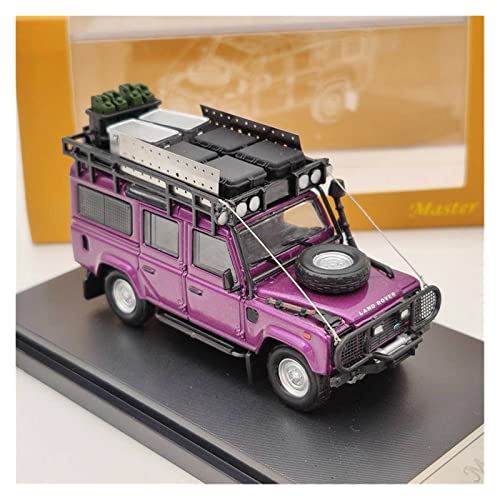 CHENXIAOLAN Miniaturmodelle 1 64 for Guardian 110 SUV Golf Ölgemälde Legierung Automodell Mit Gepäckzubehör Sammlung Geschenk Spielzeugauto Fertigmodell(3) von CHENXIAOLAN