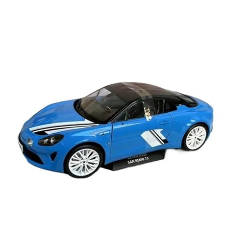 CHENXIAOLAN Miniaturmodelle 1:18 Für Alpine A110 2023 Simulation Legierung Auto Modell Diecast Spielzeug Sammeln Geschenke Ornamente Fertigmodell von CHENXIAOLAN