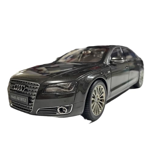 CHENXIAOLAN Miniaturmodelle 1:18 Für Audi A8 W12 2010 Klassisches Fahrzeug Legierung Simulationsautomodell Vergriffene Sammlerornamente Fertigmodell von CHENXIAOLAN