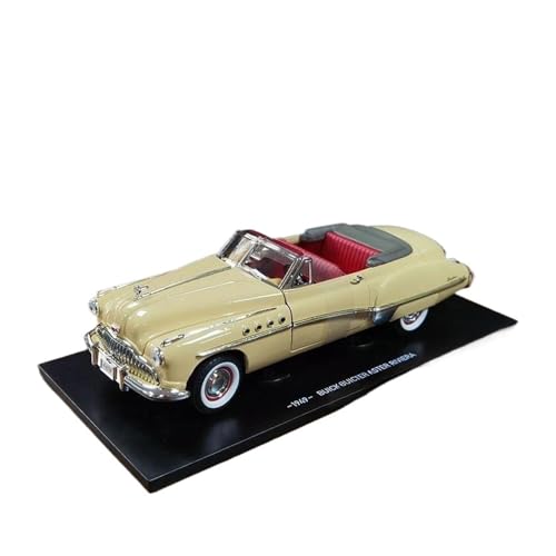 Miniaturmodelle 1:18 Für Bui Lark BUI Roadmaster Ribira 1949 Vintage Auto Modell Sammlung Ornamente Souvenir Druckguss Spielzeug Fertigmodell von CHENXIAOLAN