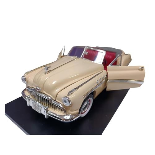 CHENXIAOLAN Miniaturmodelle 1:18 Für Buick Roadmaster Riviera 1949 Retro-Oldtimer Statisches Cabriolet-Modell Erwachsenensammlung Fertigmodell von CHENXIAOLAN