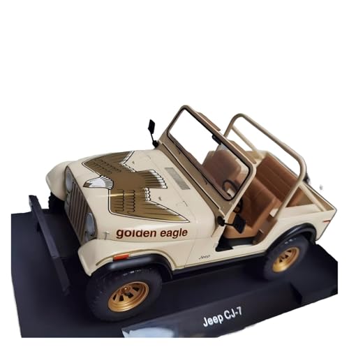 CHENXIAOLAN Miniaturmodelle 1:18 Für CJ-7 SUV Cabrio Legierung Auto Modell Sammeln Spielzeug Geschenk Statische Dekoration Display Fertigmodell von CHENXIAOLAN