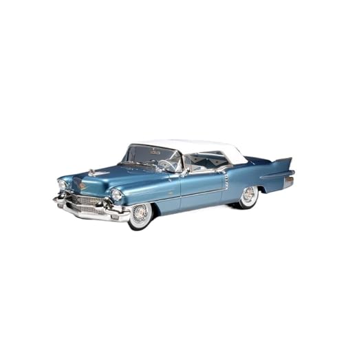 CHENXIAOLAN Miniaturmodelle 1:18 Für Cadillac Eldorado Biarritz 1956 Simulation Metall Auto Modell Hobby Sammlung Erwachsene Souvenir Fertigmodell(Blue) von CHENXIAOLAN