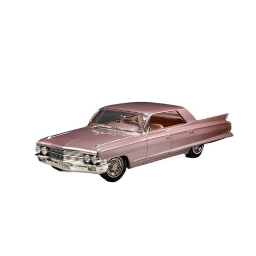 CHENXIAOLAN Miniaturmodelle 1:18 Für Cadillac Sedan Tivoli 1962 Limited Edition Automodell Classics Adult Toys Souvenir Collection Fertigmodell(Pink) von CHENXIAOLAN