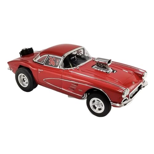 CHENXIAOLAN Miniaturmodelle 1:18 Für Chevrolet Corvette 1961 Legierungsautos Modellklassiker Spielzeug Für Erwachsene Souvenir-Sammlung Fertigmodell von CHENXIAOLAN