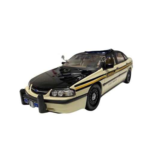 CHENXIAOLAN Miniaturmodelle 1:18 Für Chevrolet Impala Tennessee Polizeiauto Modell Simulation Legierung Druckguss Spielzeug Fahrzeug Sammlerstück Fertigmodell von CHENXIAOLAN