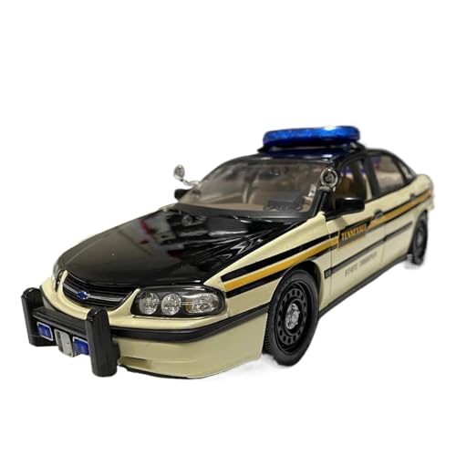 CHENXIAOLAN Miniaturmodelle 1:18 Für Chevy Impala Tennessee Polizeiauto Legierung Auto Modell Metall Metall Spielzeug Ornamente Sammlung Display Fertigmodell von CHENXIAOLAN