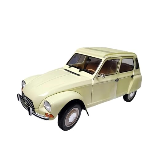 CHENXIAOLAN Miniaturmodelle 1:18 Für Citroen Dyane 6 Auto Simulation Legierung Auto Modell Diecast Spielzeug Sammeln Ornamente Fertigmodell von CHENXIAOLAN