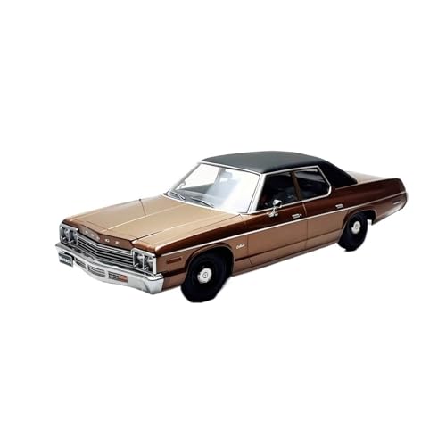 CHENXIAOLAN Miniaturmodelle 1:18 Für Dodge Monaco 1974 Simulation Auto Legierung Fahrzeug Modell Sammlung Spielzeug Display Ornament Fertigmodell von CHENXIAOLAN