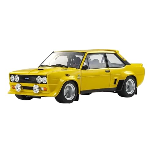 CHENXIAOLAN Miniaturmodelle 1:18 Für FIAT 131 Simulation Coupe Modell Fahrzeug Legierung Auto Souvenir Urlaub Geschenk Hause Dekoration Spielzeug Fertigmodell von CHENXIAOLAN