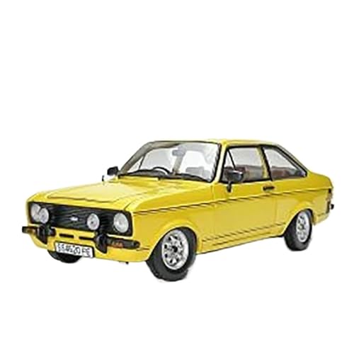 CHENXIAOLAN Miniaturmodelle 1:18 Für Ford Escort 1600 Mk2 Chia Simulation Legierung Auto Modell Sammlung Metall Spielzeug Geschenk Statische Anzeige Fertigmodell von CHENXIAOLAN