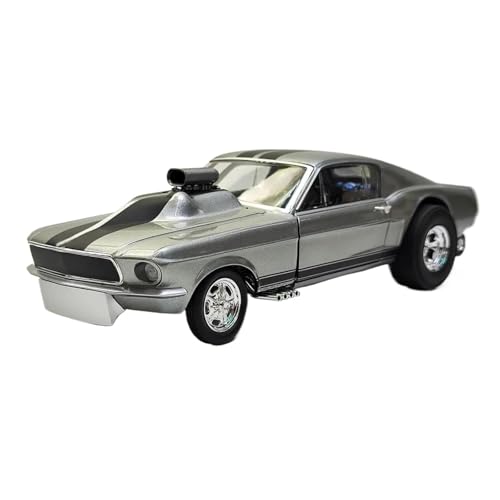 CHENXIAOLAN Miniaturmodelle 1:18 Für Ford Mustang 1967 Legierung Klassisches Automodell Ornamente Hobby-Sammlung Geschenk Fertigmodell von CHENXIAOLAN