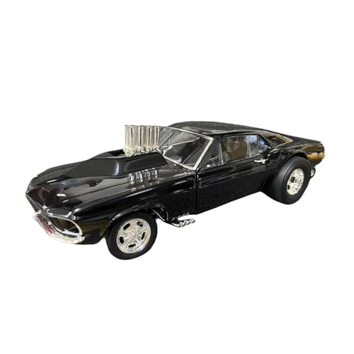 CHENXIAOLAN Miniaturmodelle 1:18 Für Ford Mustang Acme 1969 Druckguss-Legierungsautos Modell Classics Collection Souvenir Statische Anzeige Fertigmodell von CHENXIAOLAN