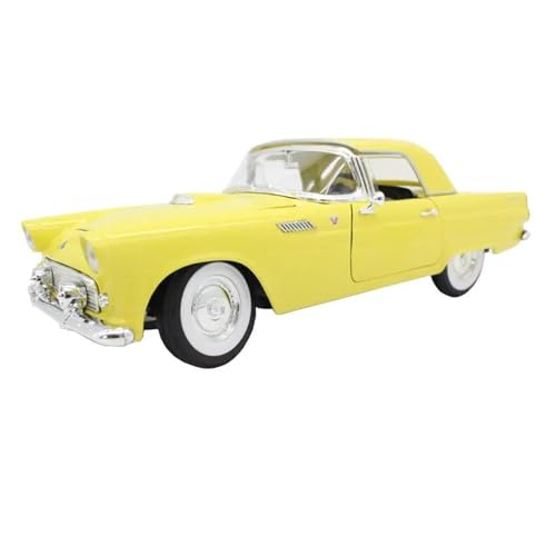 CHENXIAOLAN Miniaturmodelle 1:18 Für Ford Thunderbird 1955 Retro Oldtimer Modell Möbel Display Sammlung Spielzeug Fertigmodell von CHENXIAOLAN