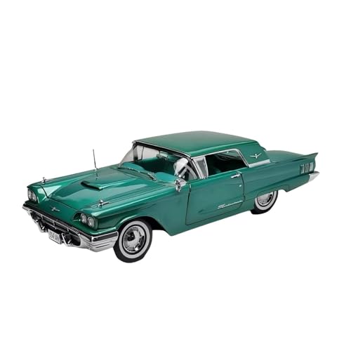 Miniaturmodelle 1:18 Für Ford Thunderbird 1960 Klassisches Muscle-Car-Modell Aus Druckguss Hobby-Sammlung Ornamente Fertigmodell(Green) von CHENXIAOLAN