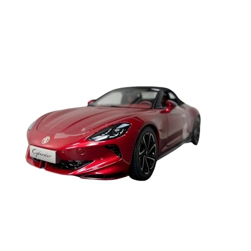 CHENXIAOLAN Miniaturmodelle 1:18 Für MG Cyber ​​​​red Roadster Modell Statische Simulation Metalldruckguss Sammler-Souvenir Fertigmodell von CHENXIAOLAN